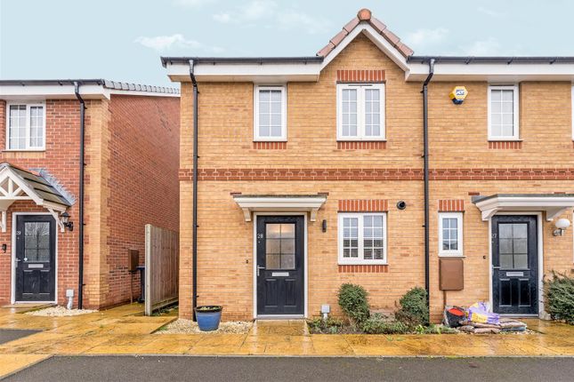 Thumbnail End terrace house for sale in Black Shale Drive, Southam