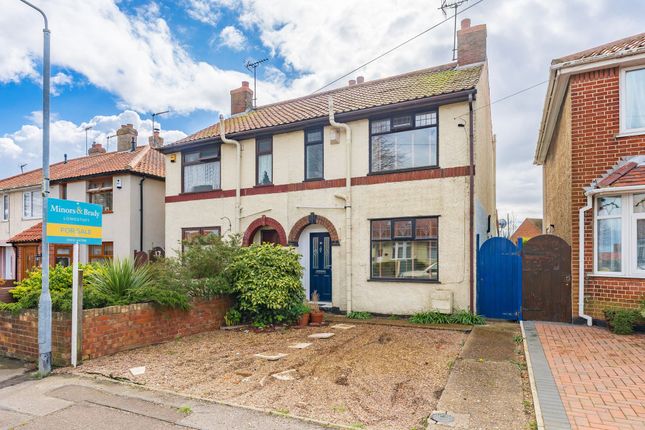 Thumbnail Semi-detached house for sale in Edgerton Road, Lowestoft