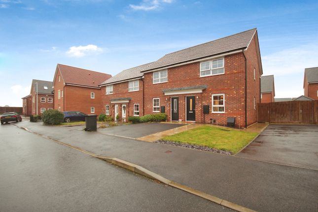 Thumbnail End terrace house for sale in Top Knot Close, Nuneaton