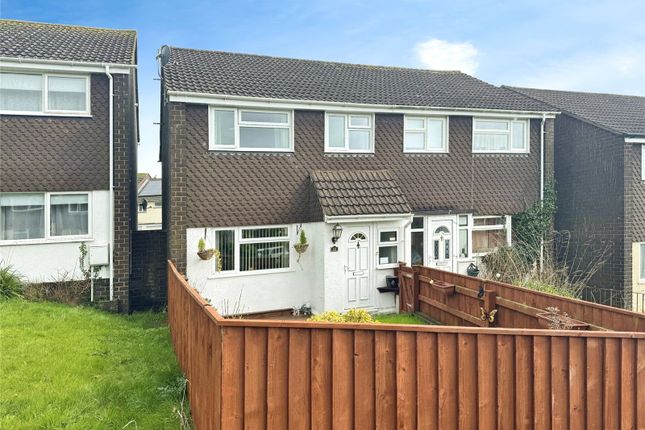 Thumbnail Semi-detached house for sale in Churchill Road, Exmouth, Devon