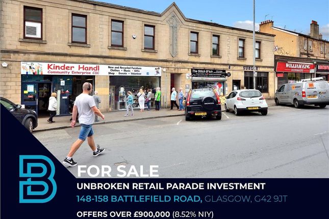 Thumbnail Commercial property for sale in 148-158 Battlefield Road, Glasgow