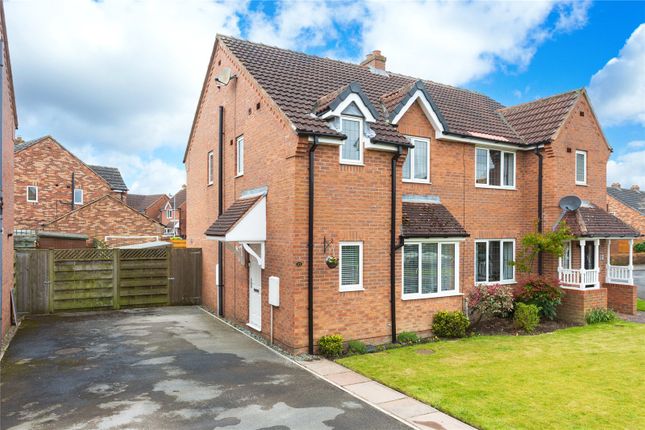 Thumbnail Semi-detached house for sale in Duncombe Drive, Strensall, York, North Yorkshire
