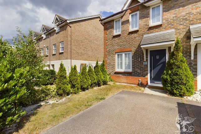 Thumbnail Semi-detached house for sale in Carew Close, Chafford Hundred, Grays