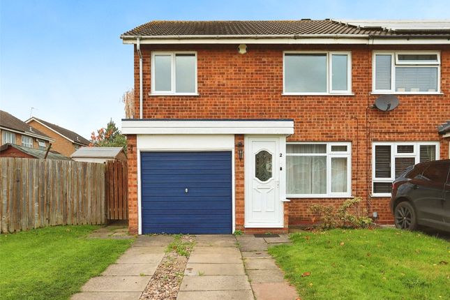 Thumbnail Semi-detached house for sale in Harbury Close, Walmley, Sutton Coldfield