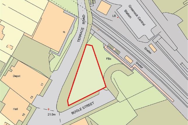 Thumbnail Land for sale in Terrace Road, Greenock