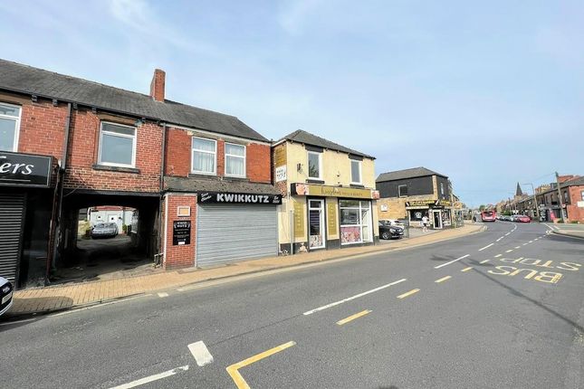 Thumbnail End terrace house for sale in Kwik Kutz, High Street, Wombwell, Barnsley, South Yorkshire