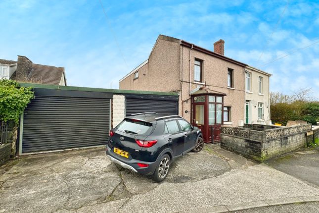 Semi-detached house for sale in Heol Y Mynydd, Bryn, Llanelli, Carmarthenshire