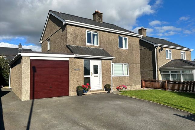 Thumbnail Detached house for sale in Ty'n Rhos Estate, Chwilog, Pwllheli, Gwynedd