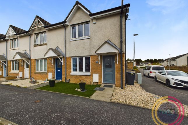 Thumbnail End terrace house for sale in Bathlin Crescent, Moodiesburn, North Lanarkshire
