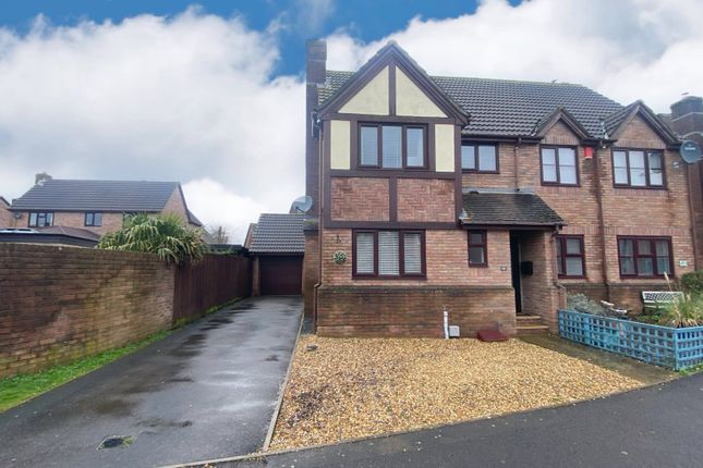 Thumbnail Semi-detached house for sale in Wheatfield Drive, Wick St. Lawrence, Weston-Super-Mare