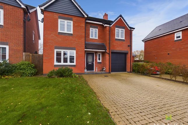Thumbnail Detached house for sale in Wessex Close, Shawbury, Shrewsbury