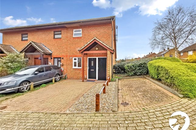Thumbnail End terrace house to rent in Hibbs Close, Swanley, Kent