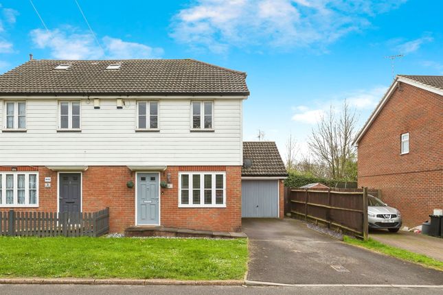 Thumbnail Semi-detached house for sale in Old Brighton Road South, Pease Pottage, Crawley