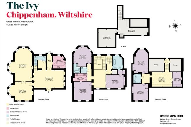 End terrace house for sale in The Ivy, Bath Road, Chippenham, Wiltshire