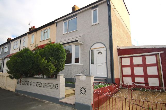 Thumbnail End terrace house for sale in Stokes Road, London