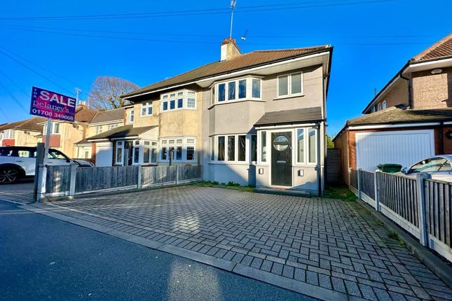 Semi-detached house for sale in Gubbins Lane, Harold Wood, Romford