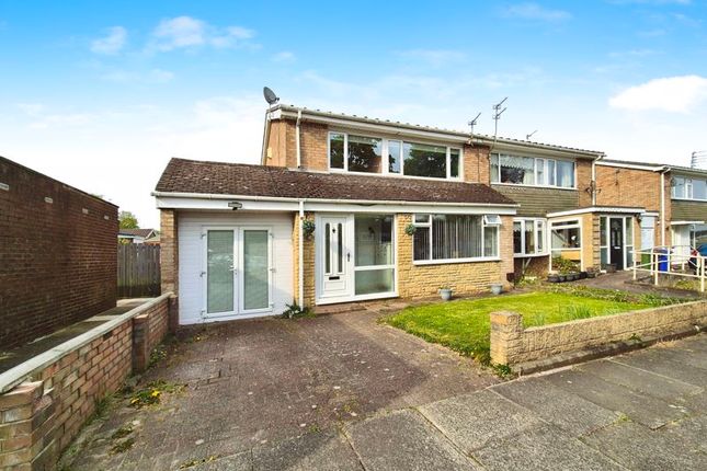 Semi-detached house for sale in Grindon Close, Cramlington