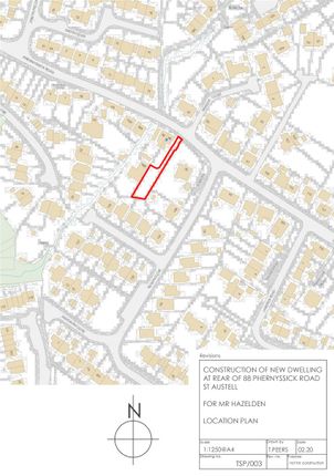Land for sale in Phernyssick Road, St Austell, St. Austell