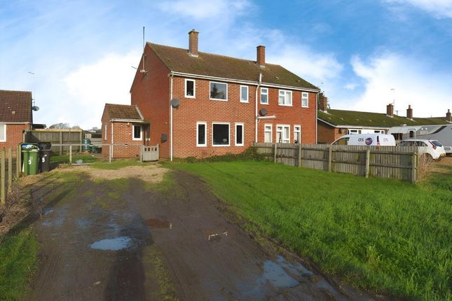 Semi-detached house for sale in Mill Lane, Walpole Highway, Wisbech, Norfolk