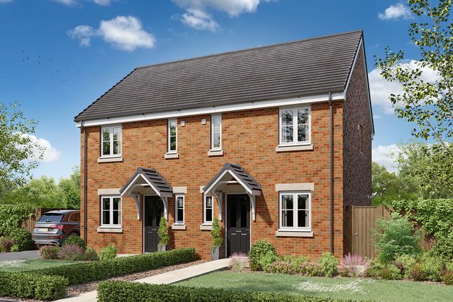 Thumbnail End terrace house for sale in "The Danbury" at Selby Road, Garforth, Leeds