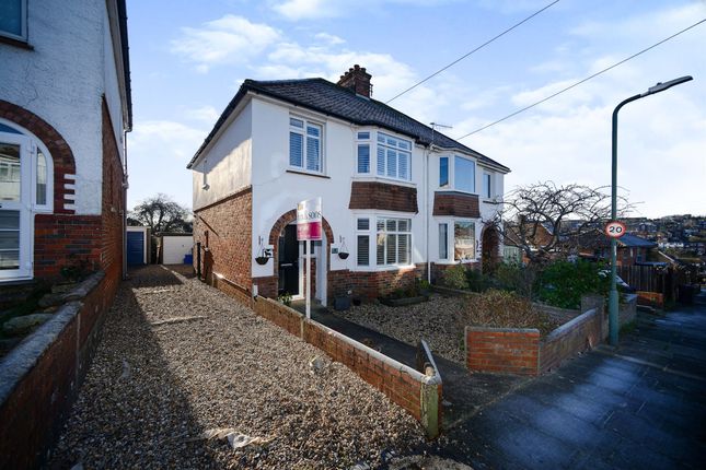 Thumbnail Semi-detached house for sale in Downsview Road, Portslade, Brighton