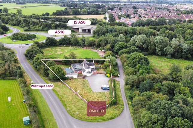 Thumbnail Land for sale in The Cottage, Willowpit Lane, Hilton, Derby