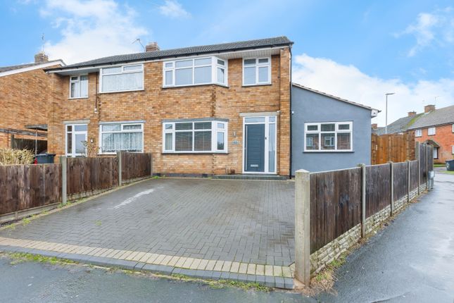 Thumbnail Semi-detached house for sale in Sandiacre Drive, Leicester