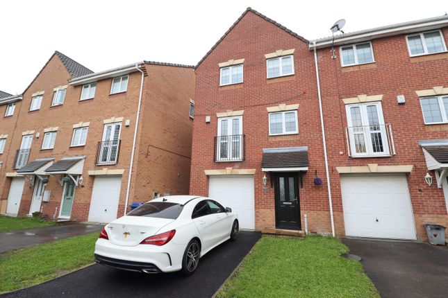 Thumbnail End terrace house for sale in Hills Close, Mexborough