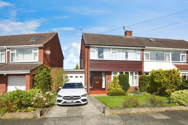 Thumbnail Semi-detached house for sale in Chantry Drive, Wideopen, Newcastle Upon Tyne