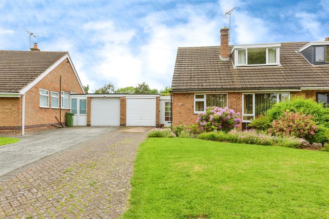 Thumbnail Semi-detached bungalow for sale in Gwendoline Drive, Countesthorpe, Leicester
