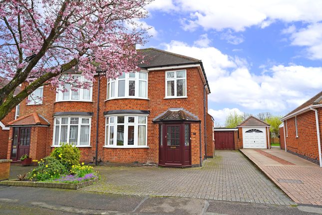 Semi-detached house for sale in Queens Drive, Leicester Forest East, Leicester, Leicestershire