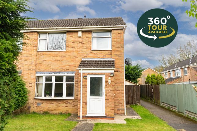 Thumbnail Semi-detached house for sale in Nene Court, Oadby, Leicester