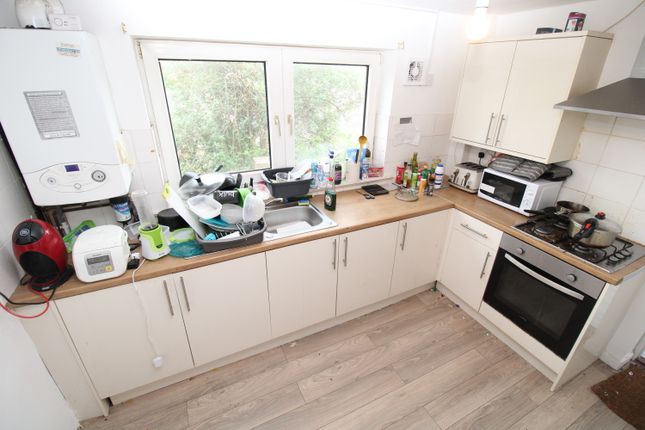 Thumbnail End terrace house to rent in Wood Road, Treforest, Pontypridd