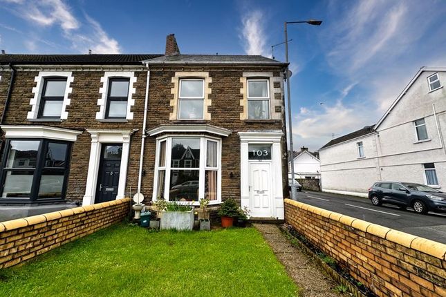 End terrace house for sale in Gnoll Park Road, Neath