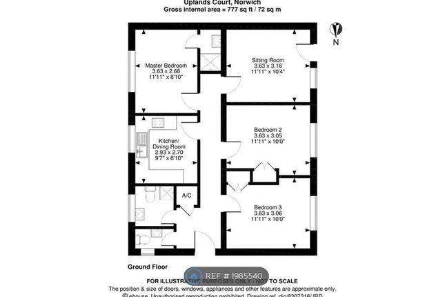 Flat to rent in Upton Road, Norwich