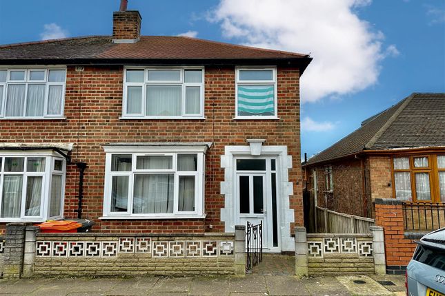 Thumbnail Semi-detached house for sale in Orton Road, Off Abbey Lane, Leicester