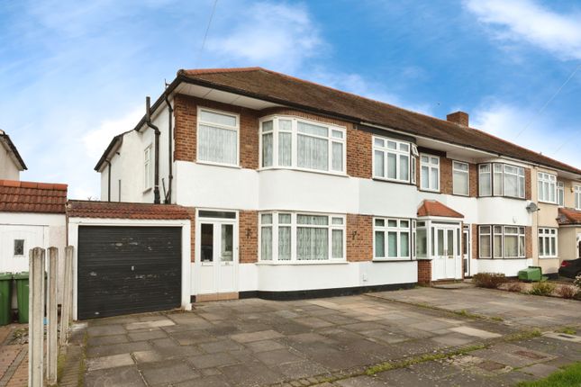 End terrace house for sale in Heather Way, Romford