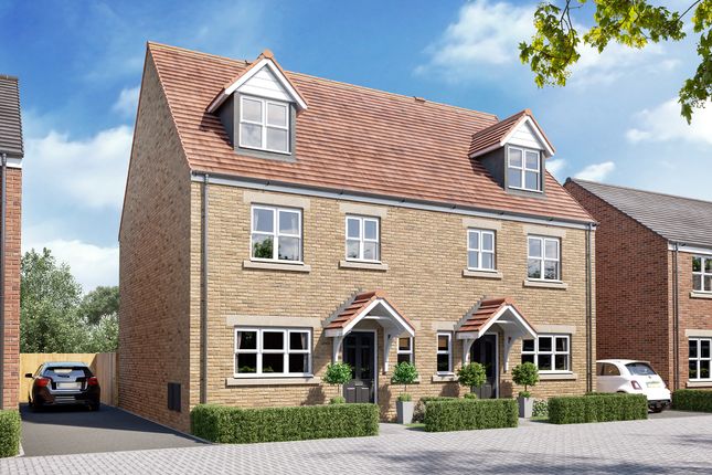 Thumbnail Semi-detached house for sale in "The Leicester" at Wetland Way, Whittlesey, Peterborough