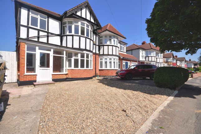 Thumbnail Semi-detached house to rent in Abbotsbury Gardens, Eastcote, Pinner