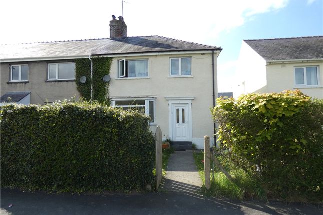 Thumbnail End terrace house for sale in Trehwfa, Bangor, Gwynedd