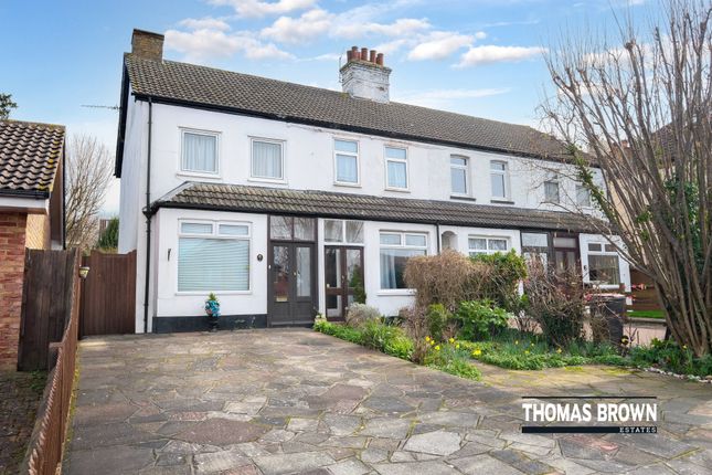 Thumbnail End terrace house for sale in Beech Road, Chelsfield, Orpington