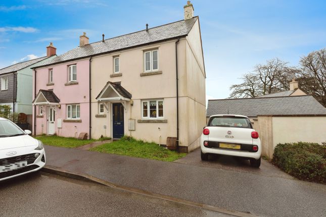 Thumbnail Semi-detached house for sale in Bay View Road, Duporth, St. Austell, Cornwall