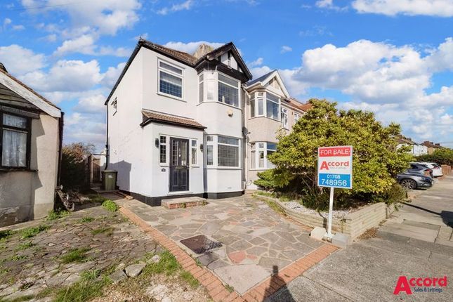 Thumbnail End terrace house for sale in Hillfoot Road, Romford