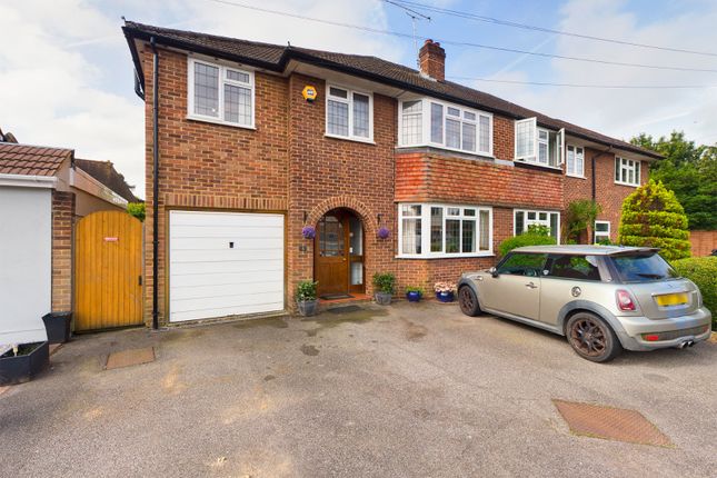 Thumbnail Semi-detached house for sale in Quiet Close, Addlestone, Surrey
