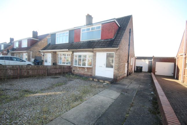 Semi-detached house for sale in Throckley Avenue, Middlesbrough, North Yorkshire