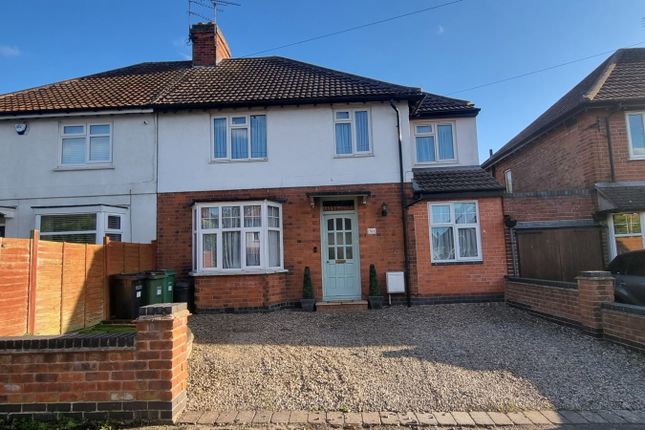 Thumbnail Semi-detached house for sale in Grosvenor Crescent, Leicester, Leicestershire