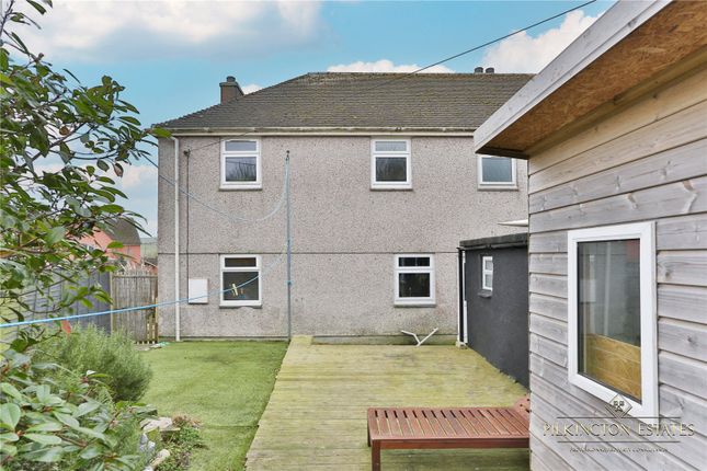 Semi-detached house for sale in Insworke Place, Millbrook, Torpoint, Cornwall