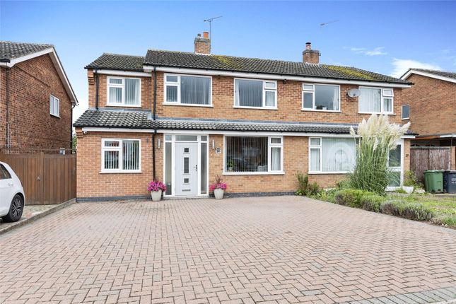 Semi-detached house for sale in Pembroke Avenue, Syston, Leicester, Leicestershire