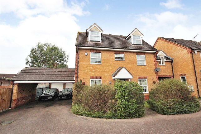 Link-detached house for sale in Spriggs Close, Clapham, Bedford, Bedfordshire