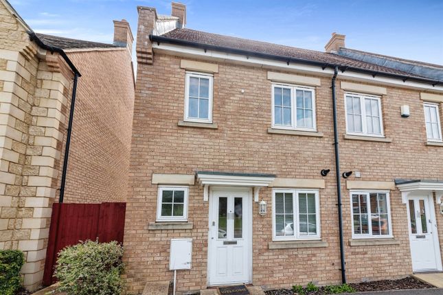 Semi-detached house for sale in Roman Road, Corby